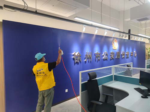 ​为公安守护健康—市公安局新大楼除醛